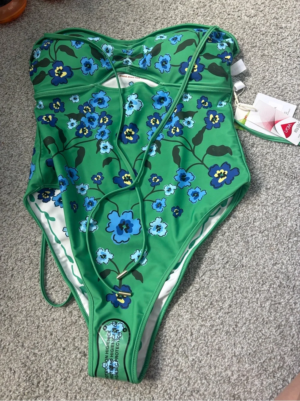 Jessie Zhao Eden Reversible One Piece Swimsuit